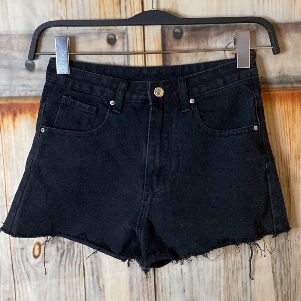 Frayed Jean Shorts